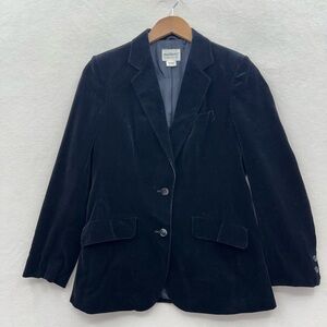 Mantessa Japan Women’s 10 Black Velvet Blazer Vintage
